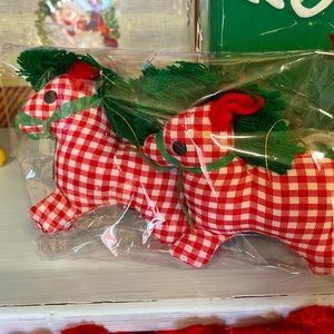 Vintage Horse Ornaments